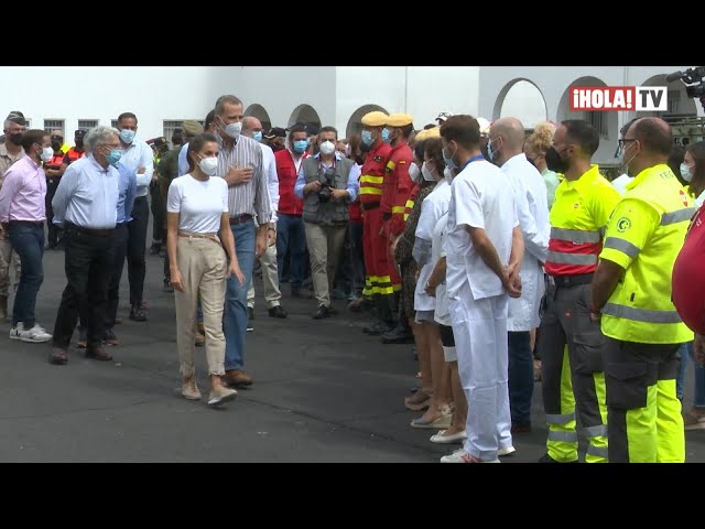 Los reyes de España viajaron a La Palma tras la erupción del volcán ...