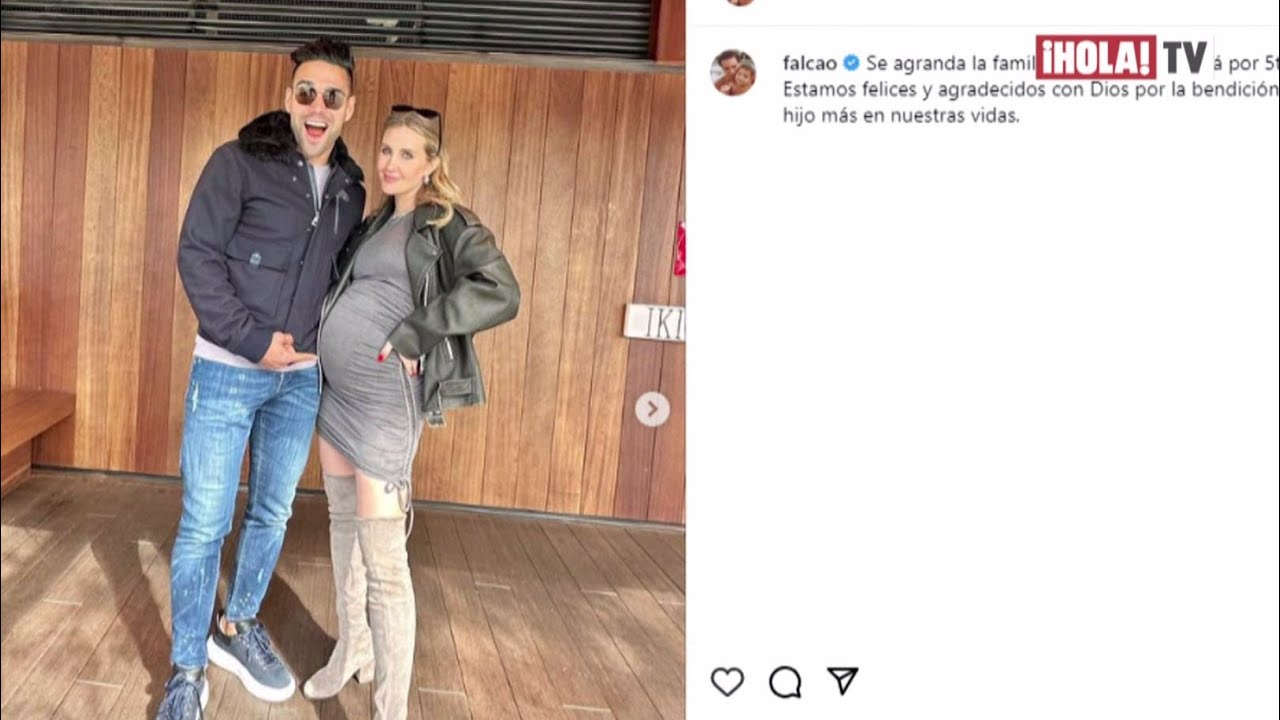 Radamel Falcao y Lorelei Tarón anuncian la espera de su quinto hijo ...