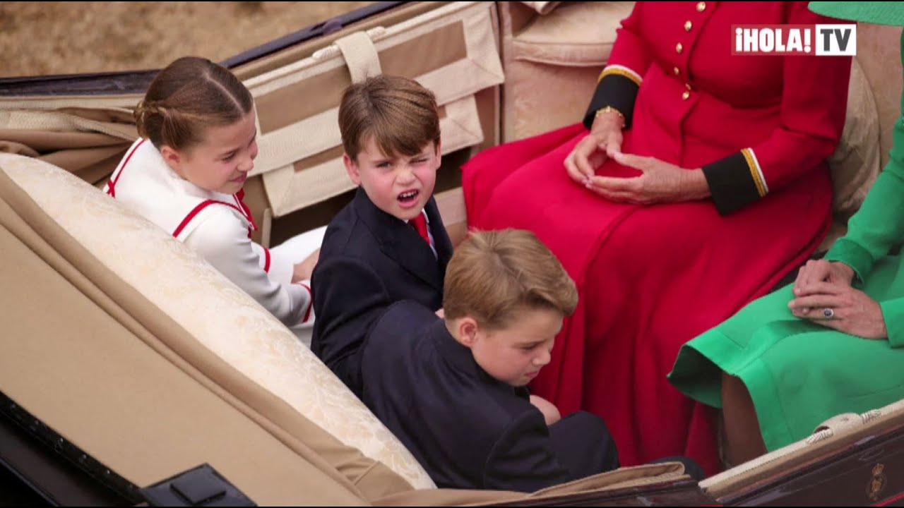 Los Ni Os Gales Cautivaron A Todos En El Trooping The Colour Con Sus Espont Neos Gestos Hola Tv