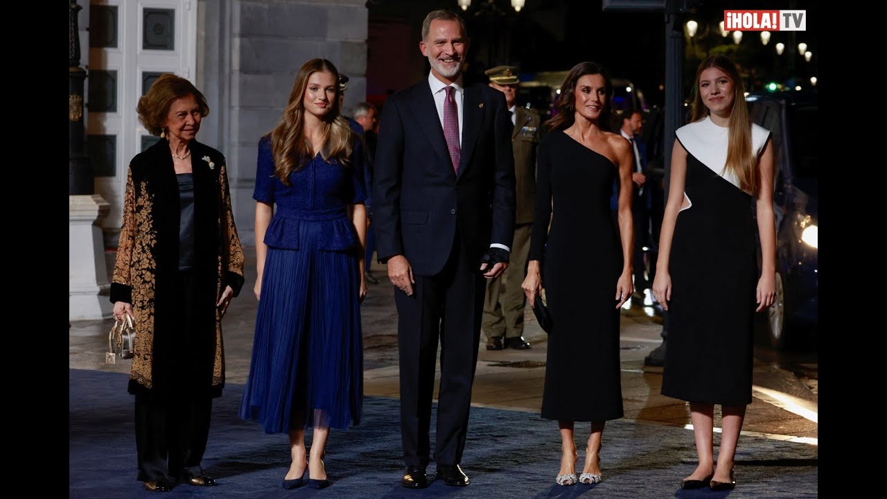 Rain Stays Away as Princess Letizia Showcases Aquazzura Shoes at Princess of Asturias 2023 Awards