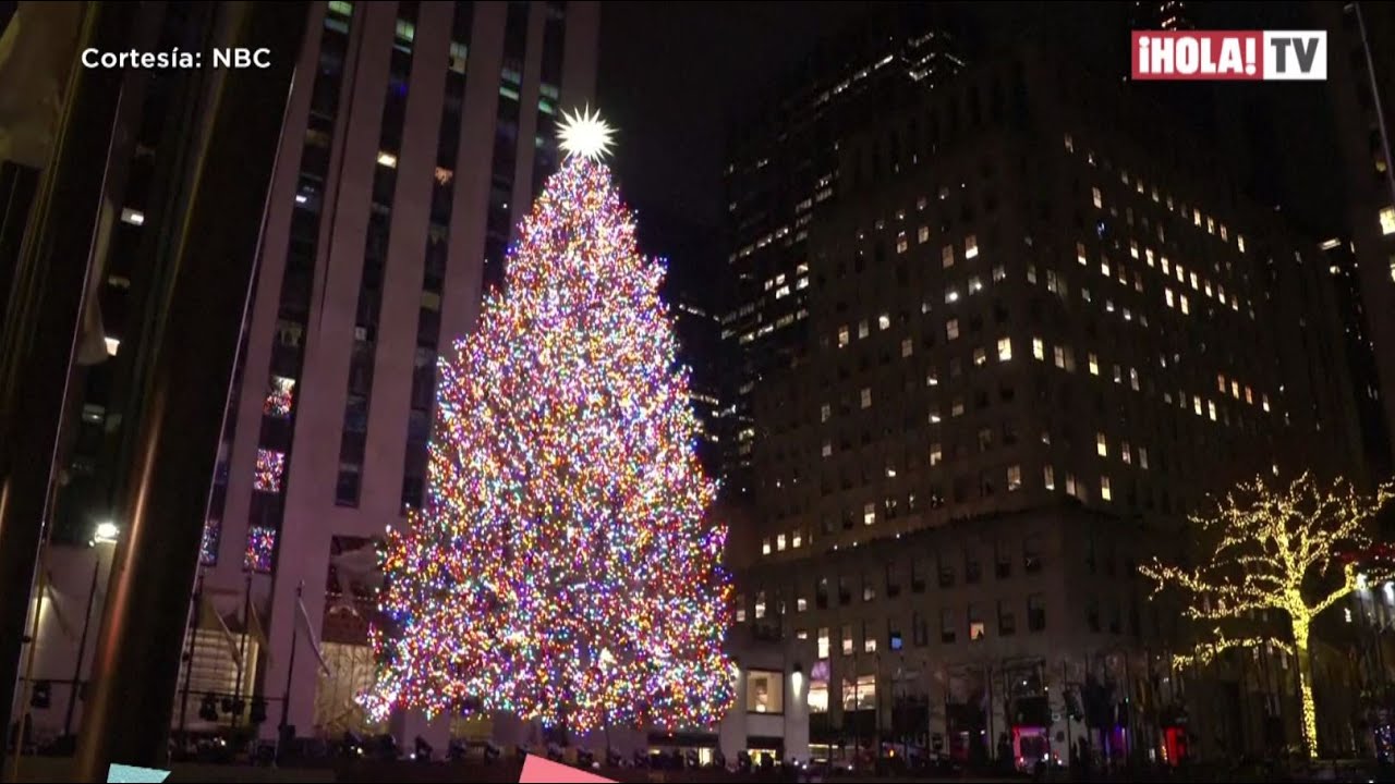 Encienden en New York el tradicional árbol del Rockefeller Center que