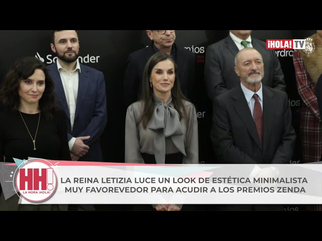 LA REINA LETIZIA PRESIDIO LOS PREMIOS ZENDA 2024-2025 EN LA REAL ...